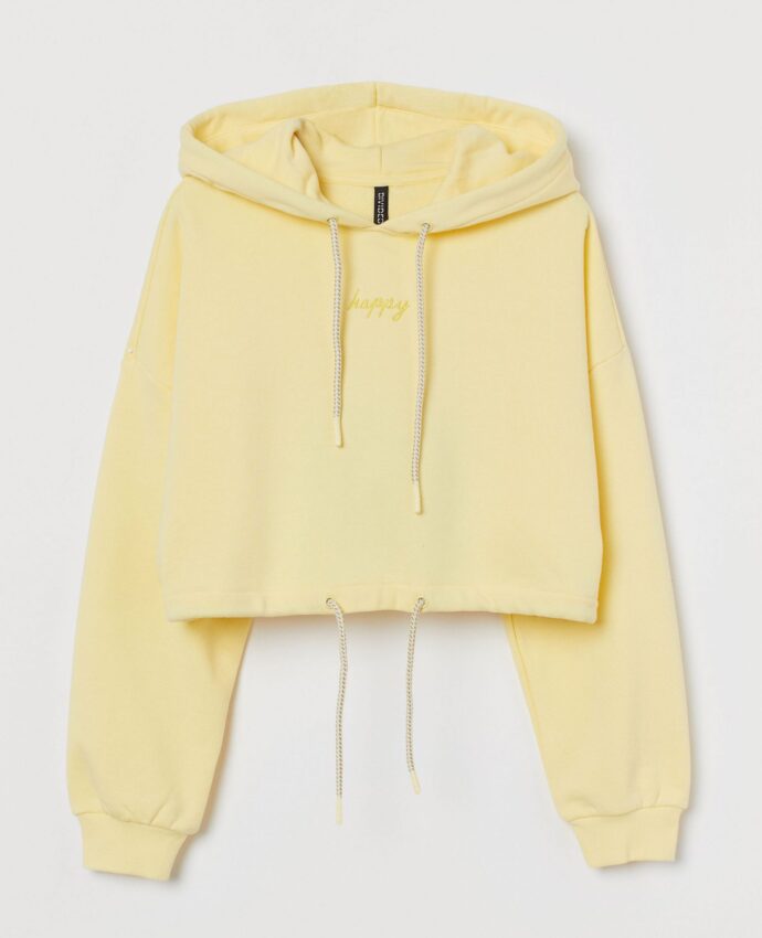 Cropped hoodie