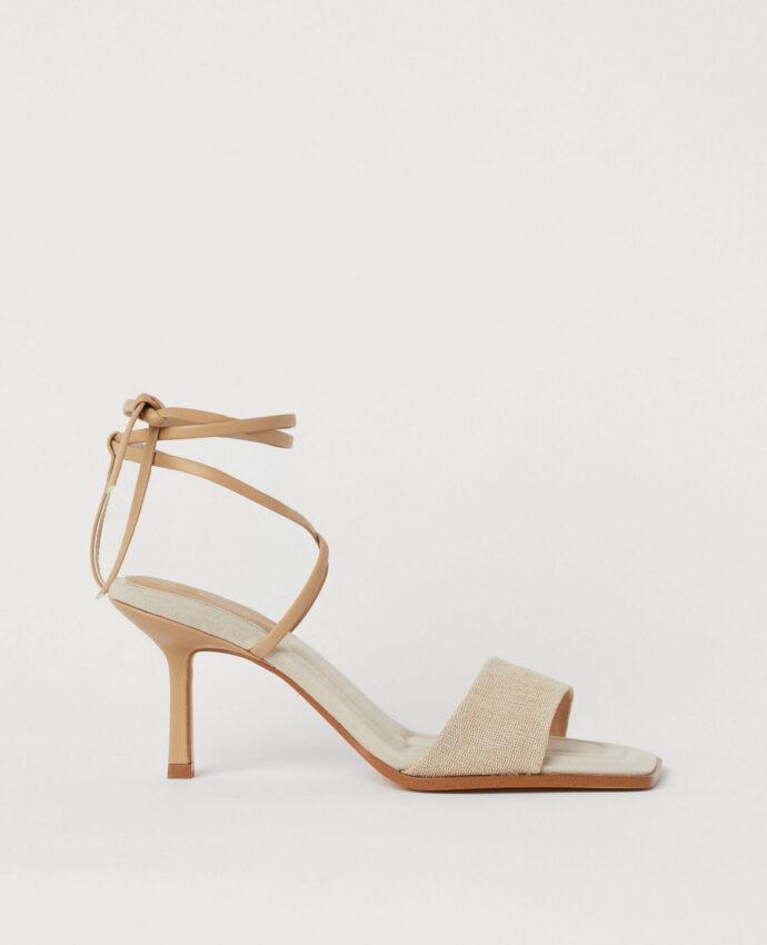 Tie-strap sandals