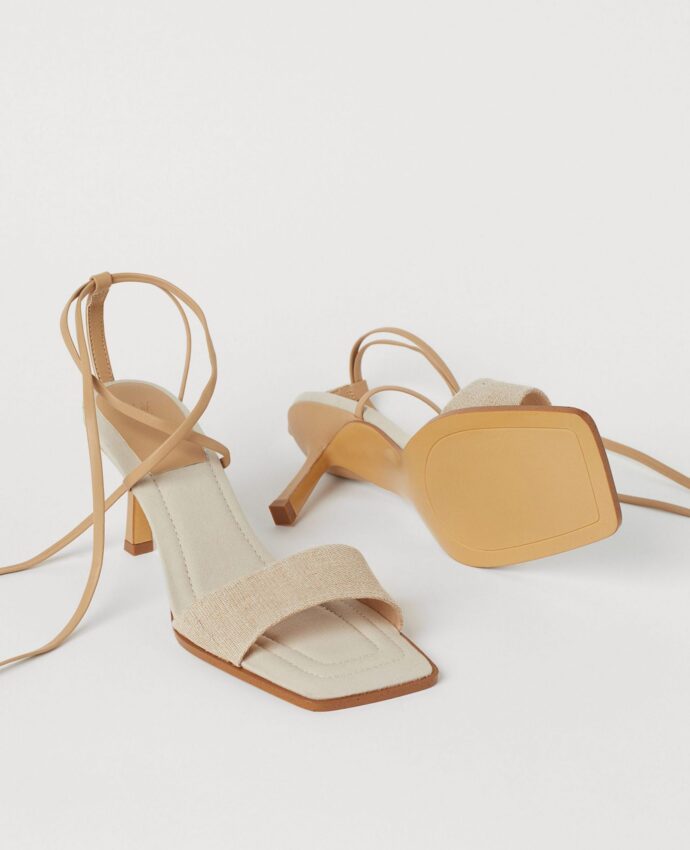 Tie-strap sandals - Image 4